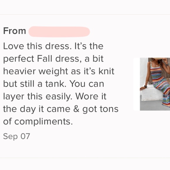 Knit Striped Tank Dress Side Leg Slit Long Ribbed Multicolor Long Slim - Picture 13 of 14